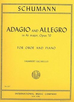 Adagio and Allegro a flat major op.70 for oboe and piano