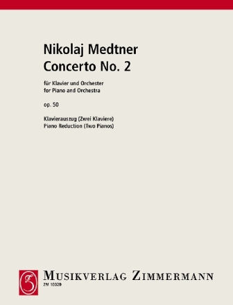 Concerto Nr.2 op.50 f�r Klavier und Orchester Klavierauszug f�r 2 Klaviere