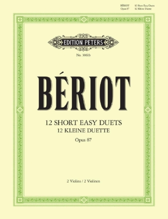 Petits duos faciles op.87 f�r 2 Violinen Stimmen