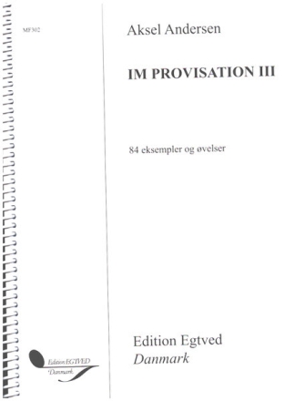 Aksel Andersen, Improvisation 3 Orgel Buch