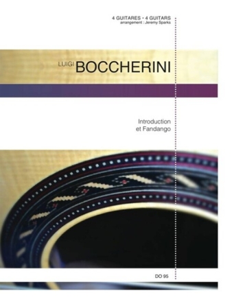 Introduction et Fandango for 4 guitars score and parts