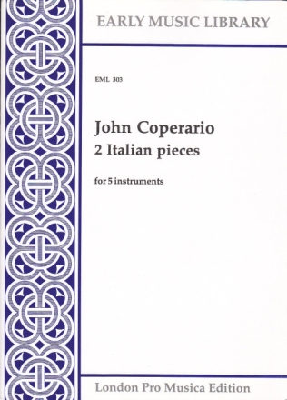 2 Italian Pieces for 5 instruments 5 scores