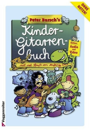Kinder-Gitarrenbuch (+CD) Gitarrenschule ohne Noten (geb)