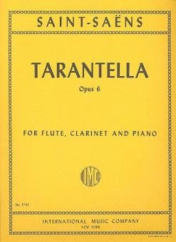 Tarantella op.6 for flute, clarinet and piano parts