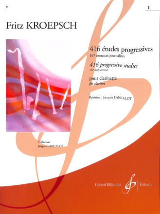 416 �tudes progressives vol.1 pour clarinette