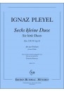 6 kleine Duos op.8 f�r 2 Violinen Partitur und Stimmen