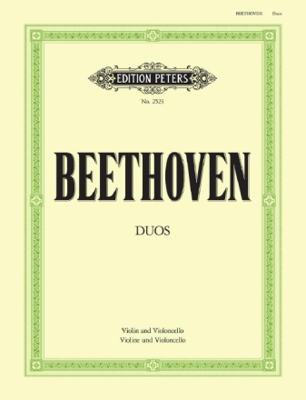 Duos f�r Klarinette und Fagott f�r Violine und Violoncello
