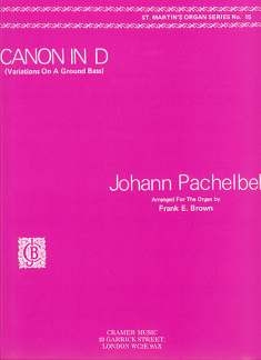 Canon in D for organ