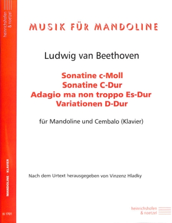 Musik f�r Mandoline f�r Mandoline und Cembalo (Klavier)