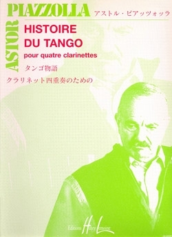 Histoire du tango pour 4 clarinettes partition et parties