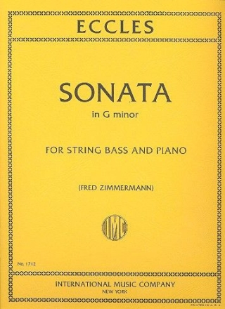 Sonata g minor for double bass and piano