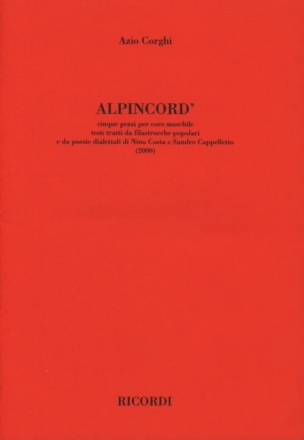 Azio Corghi, Alpincord Men's Choir Partitur