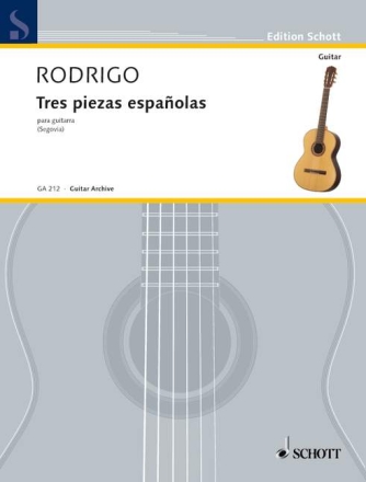 3 piezas espanolas f�r Gitarre