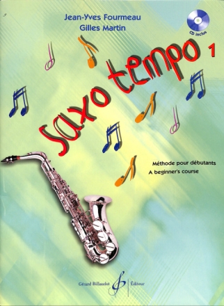 Saxo Tempo vol.1 (+CD) pour saxophone (fr/en)