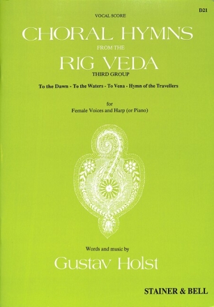 Choral Hymns from the Rig Veda vol.3 for female voices and harp (or piano) vocal score