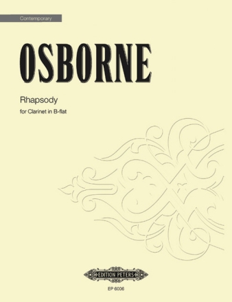 Rhapsody for clarinet solo