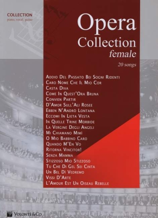 Opera Collection Female piano, vocal and guitar buch