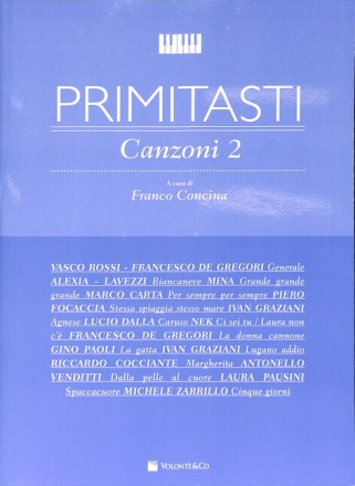 Franco Concina, Primi Tasti Canzoni Vol 2 Klavier buch