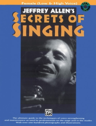 Jeffrey Allen's Secrets of Singing (+ 2 CD's) for female (high/low) VOICE