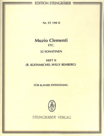32 Sonatinen Band 2 f�r Klavier