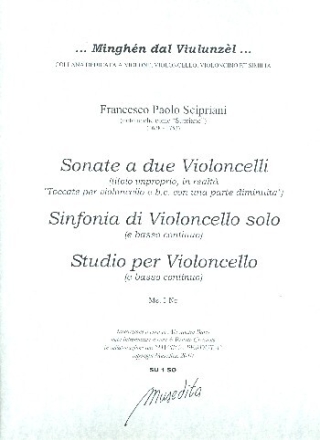 11 toccate con diminuzioni, sinfonia e studio per violoncello e bc