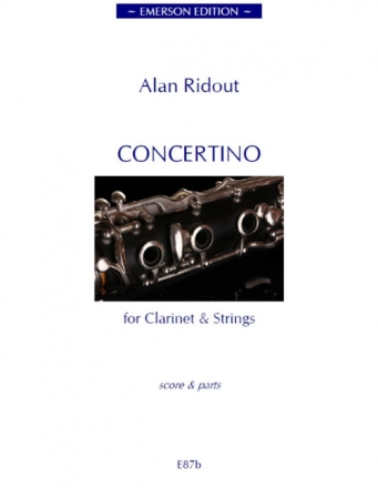 Alan Ridout, Concertino Piano Ensemble PARTITUR + STIMMEN