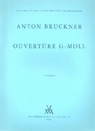 Ouvert�re g-Moll f�r Orchester Stimmensatz