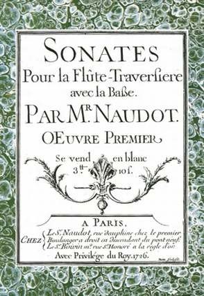 6 Sonates op.1 pour la fl�te traversi�re avec la basse continue facsimile