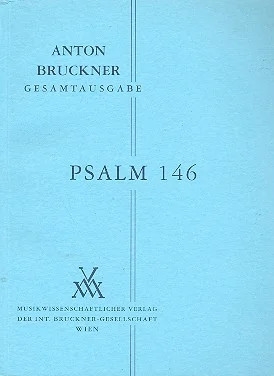 Psalm 146 f�r Chor und Orchester Studienpartitur