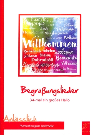 Begr��ungslieder  Liederbuch