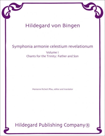 Symphonia armoniae caelestium revelationum vol.1 chants for the trinity