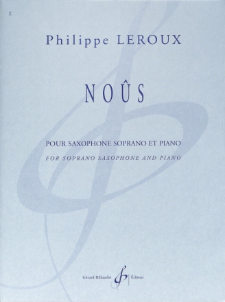 No�s pour saxophone soprano et piano