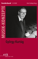 Gy�rgy Kurt�g  Sonderband XI/2020