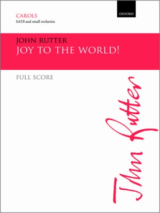 Joy to the world! SATB & piano/organ & brass/orchestra Full score - orchestral