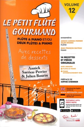 Petit flute gourmand vol.12 pour 1-2 flute(s) et piano