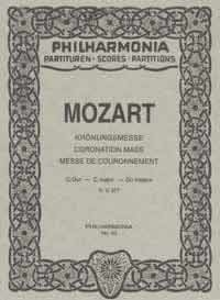 Messe C-Dur KV317 f�r Soli, Chor und Orchester Studienpartitur (la)