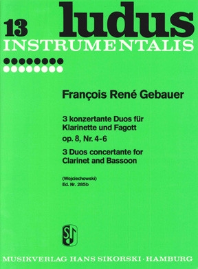 6 konzertante Duos op.8 Band 2 (Nr.4-6) f�r Klarinette und Fagott