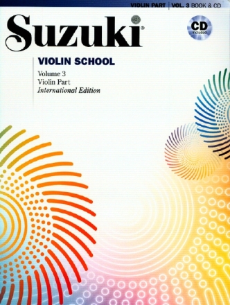Suzuki Violin School vol.3 (+CD) for violin International Edition (dt/fr/sp)