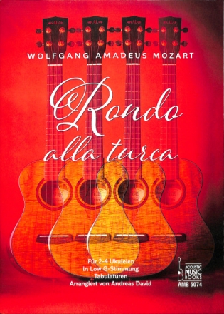 Rondo alla Turca f�r 2-4 Ukulelen in Low G-Stimmung Stimmen