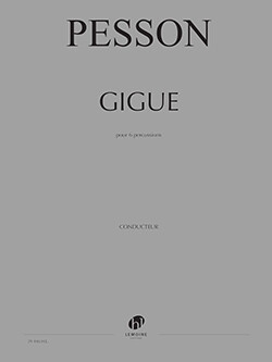 G�rard Pesson, Gigue 6 percussions partition