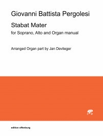 Stabat mater f�r Sopran, Alt und Orgel manualiter Partitur und Stimmen