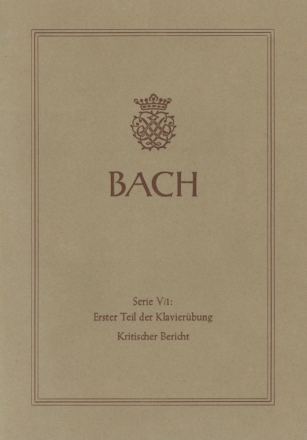 BA5046-40  J.S.Bach, 6 Partiten BWV825-830  Kritischer Bericht