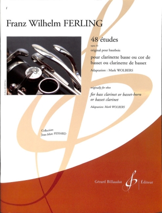 48 �tudes op.31 pour clarinette basse ou cor de basset ou clarinette de basset