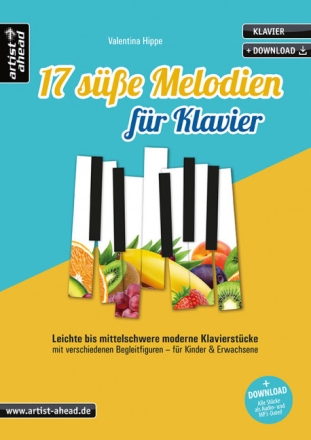 17 s��e Melodien (+Online Audio) f�r Klavier