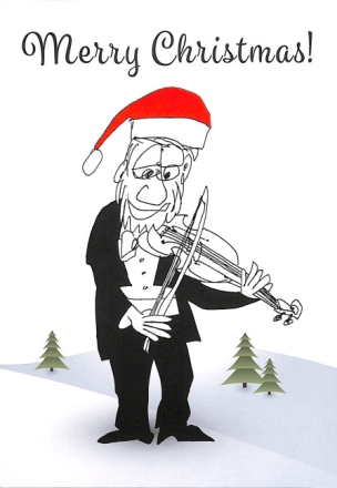 Geiger-Weihnachtsfaltkarte 11,5x16,5cm inkl. Briefumschlag und in Folie eingepackt