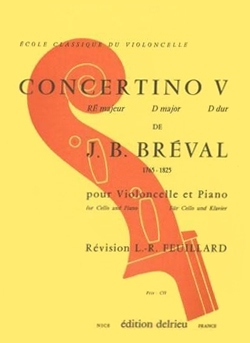 Concertino re majeur no.5 pour violoncelle et piano
