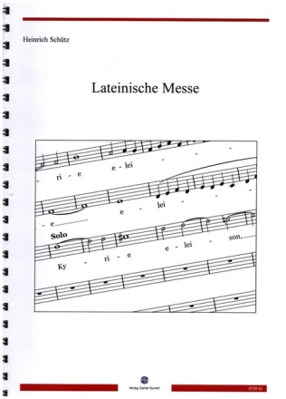 Lateinische Messe f�r gem Chor a cappella Partitur