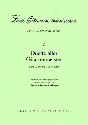 2 Gitarren musizieren Band 2 Duette alter Gitarrenmeister