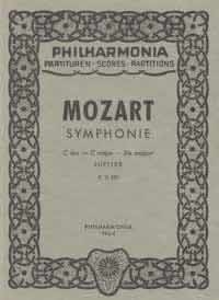 SINFONIE C-DUR KV551 FUER ORCHESTER STUDIENPARTITUR
