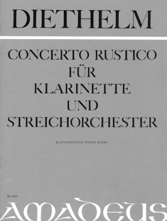 CONCERTO RUSTICO OP.73 FUER KLARINETTE IN B UND KLAVIER